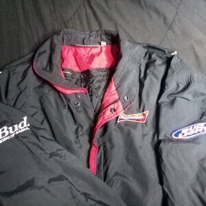 Vintage Budweiser Bud Light King Of Beers Jacket